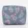 Lightning cosmetic bag, gray-blue color