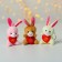 Suspension "Hare with heart", Mix color