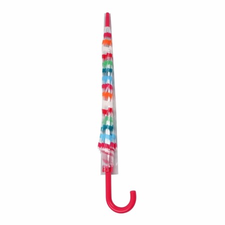 Umbrella - a semiautomatic “strip” cane, 8 spokes, r = 47 cm, multi -colored-9