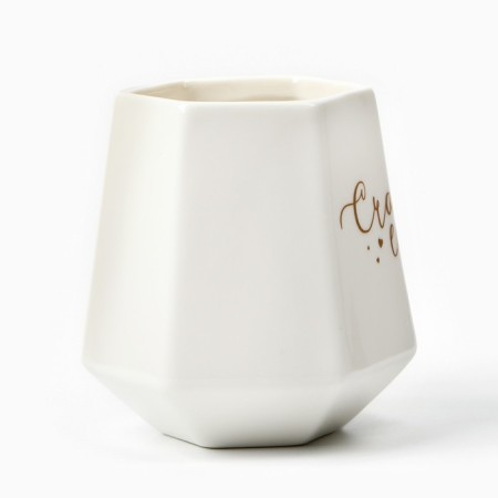 Ceramic mug “Happiness is”, 300 ml, white color-1