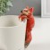 Souvenir Ceramics for Kashpo "Fox" 5,1x4.2x11.6 cm
