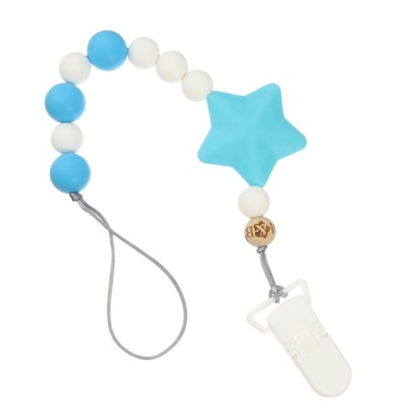 Holder for the nipple - dummies of the "star", silicone, with a teething-2