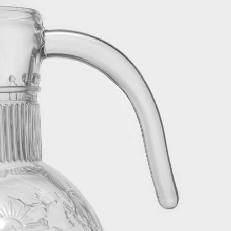 Set for drinks made of glass "Cosmos", 5 items: a jug 1.9 l, 4 circles 300/280/280/250 ml-6