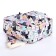 School backpack from textiles on a zipper, 3 pockets, pencil case, color colorful color