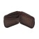 Male purse, lightning department, brown color