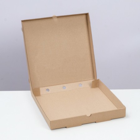 Pizza box 30 x 30 x 3.5 cm, brown-1