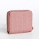 Children's wallet with a zipper, pink color