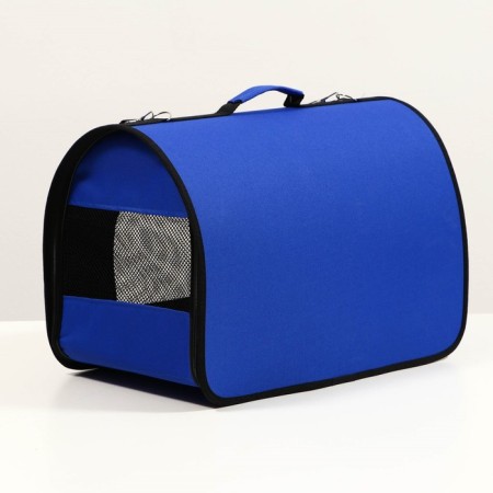 Bag - Animal carrying, 2 entrance, 49 x 30 x 35 cm, blue-1
