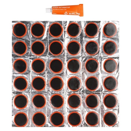 REPAROMENT for cameras, round patches D = 32 mm - 36 pcs., Glue Activator 12ml ATRS102-1