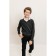 Jumper for boys, height 170-176 cm, dark gray color