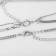 Piece "Chain" classic disk, color silver, 50 cm