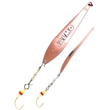 Vertical Winter Lucky John S-3-Z Lock with a chain and hook, 6.5 g, c blister