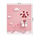 The tablecloth "Air Gift", rectangular, Saten, size 120x145 cm
