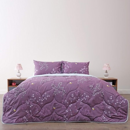 Set 1.5 joint venture: blanket 145x220 cm, sheet 150x220 cm, pillowcases 50x70 cm - 1 pcs-4