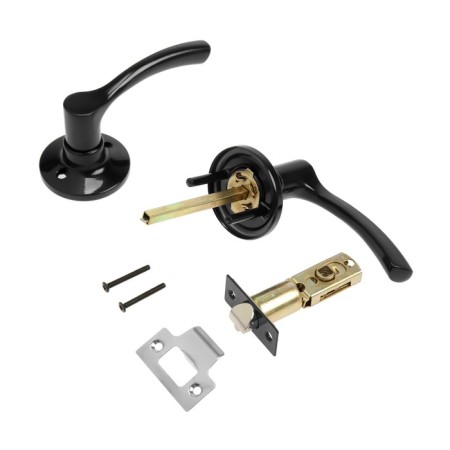 Latch (fashion 3186), interior, glossy black color-3