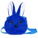 Soft toy-drying "Bunny", blue color