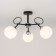 Cutilux Steven Cel and Cutilux CL141231 54x54x29.5 cm, 3x75W, E27, Black Color Black
