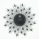 Wall clock, series: openwork, "rays", d-33 cm