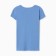 Women's T-shirt V-shaped neckline, color that is blue, size 46