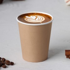 A cup paper disposable “classic”, 250 ml, d = 8 cm, craft color, 50 pcs/un