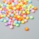 A set of beads for creativity plastic "Hearts and stars" Color 20 g 0.4x0.7x0.7 cm