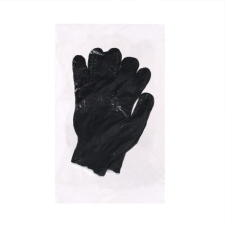 Gloves, x/b, knitting 7 class, 6 threads, with PVC dots, size 10, black, set 10 pairs, Greengo-2