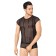 Softline collection suit, with stripes, male, black color, size m/l