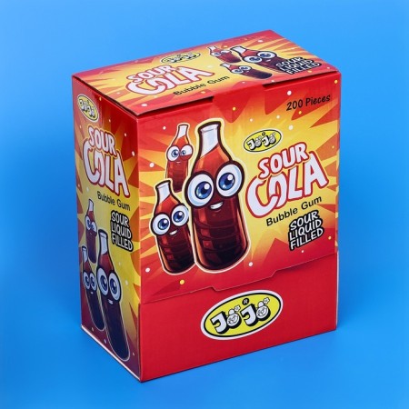 Chewing gum "Sour Cola" with a liquid center, box display, 5 g-3