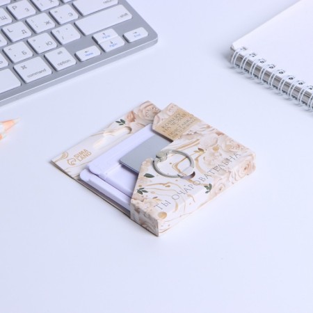 The set "You are charming": a stand for the phone and the ring on the case-1