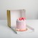 Confectionery box, packaging, “fluid” 30 x 30 x 19 cm