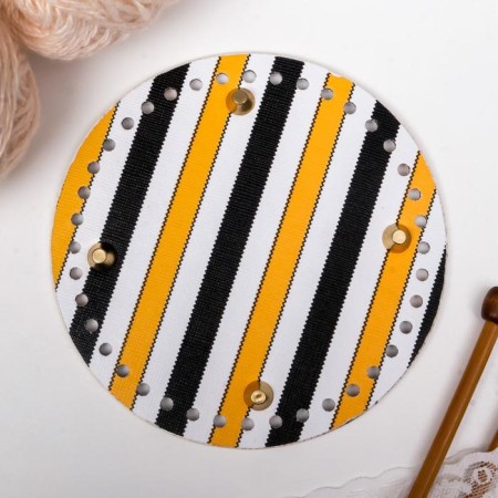 The basis for knitted products to the leatherette "Round with a pattern" mix 14 cm-3
