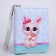 Kidty purse "Bunny" 10x8.5x2 cm, blue