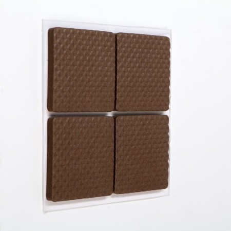 Layer furniture square tundra, size 38 x 38 mm, 8 pcs., Polymer, brown-4