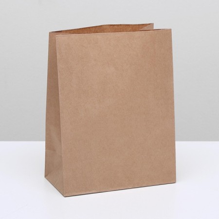 Craft package Pack Pack, rectangular bottom 22 x 12 x 29 cm 70 g/m2, set 50 pcs