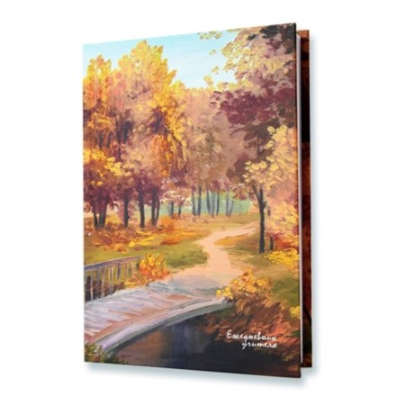 The diary of A5 Liszt, a solid cover, solid cover, UV-lak, an offset block 65 g/m2-1