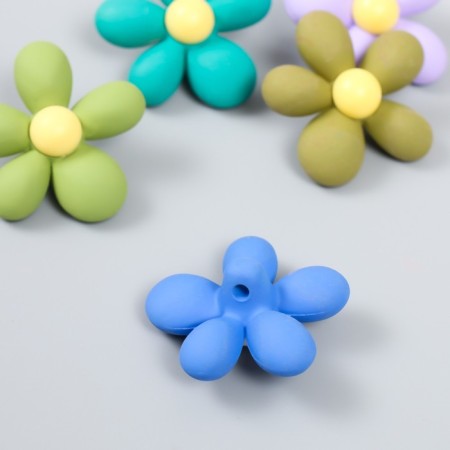 Busina for creativity plastic "Chamomile" Matte mix 2x4x4 cm-2