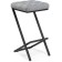 Barry amauri stool Metal/Rogozhka, black/gray 35x36x64 cm