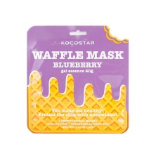 Вафельная маска для лица Kocostar «Черничное наслаждение», противовоспалительная