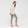 Female set (hoodies, leggings) minku beige color, river 44