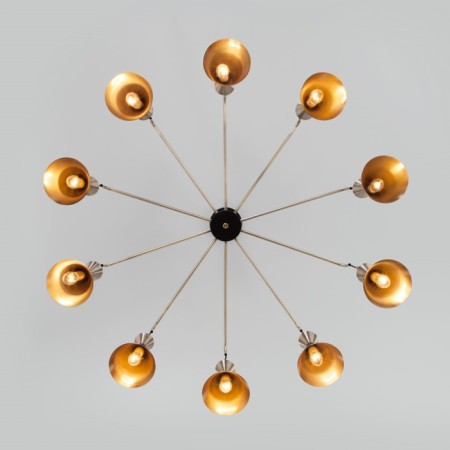 Люстра в стиле лофт Glustin, 60Вт, E14, 95x95x65 см-3
