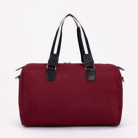 Sports bag with lightning, burgundy color-1