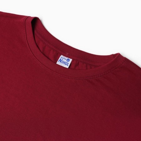 Long -sized male plain, burgundy color, size 48-1