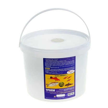 Feed Aqua menu "Trop" for fish, bucket 11 l, 2 kg