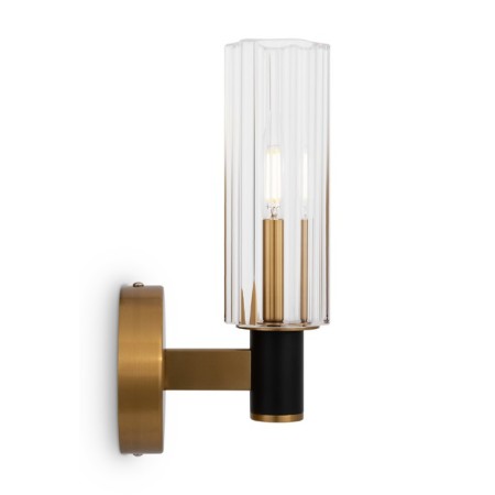 Wall lamp 40W, 1HE14, 24.7x10 cm, brass-5