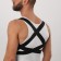 Massner-fixer for posture, Velcro, size XL, black color