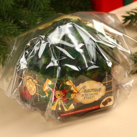 Chocolate sweets in the box "Happiness in the New Year", taste: Tiramisu, 200 g.-5