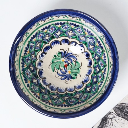 Set of salad bowls Rishtan ceramics 15cm, 3pcs in gift packaging-2
