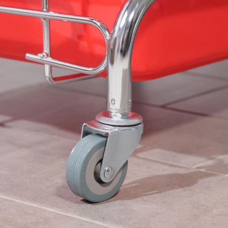 The cleaning trolley is simultaneous, with an exalted, 23 liters, a chrome frame-2