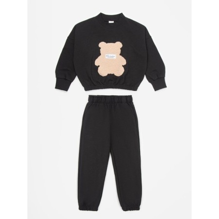 Children's suit Amarobaby Teddy, height 104 cm, black color-8