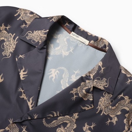 Pajama female (shirt and trousers) KAFTAN "Dragon", size 40-42, graphite-9